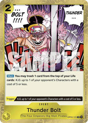 Thunder Bolt (Jolly Roger Foil) OP03-121 (Premium Booster)