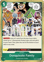 Donquixote Family (Jolly Roger Foil) OP04-036 (Premium Booster)