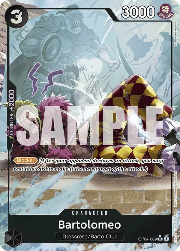 Bartolomeo (OP04-089) (Full Art) (Premium Booster)