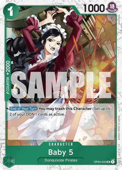 Baby 5 (OP04-032) (Jolly Roger Foil) (Premium Booster)