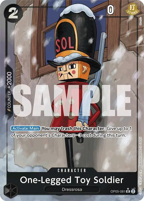 One-Legged Toy Soldier (Full Art) OP05-081 (Premium Booster)