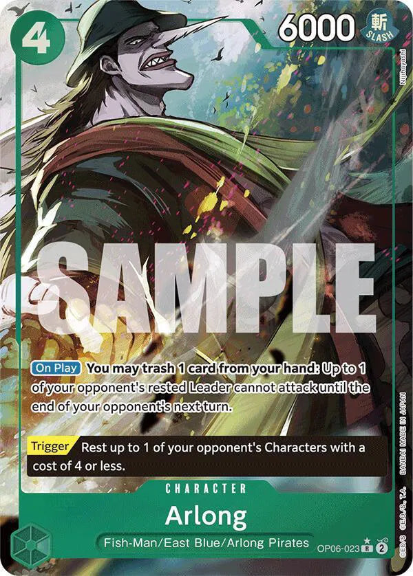 Arlong (Full Art) OP06-023 · Foil (Premium Booster)