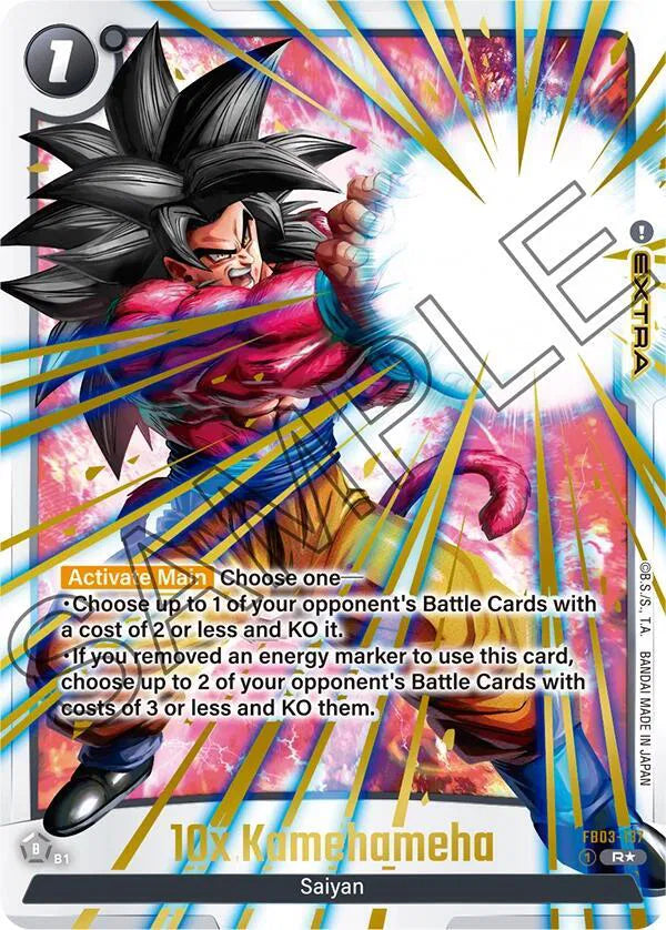 10x Kamehameha (Alternate Art) FB03-137 (Raging Roar Alternate Art Reprints)