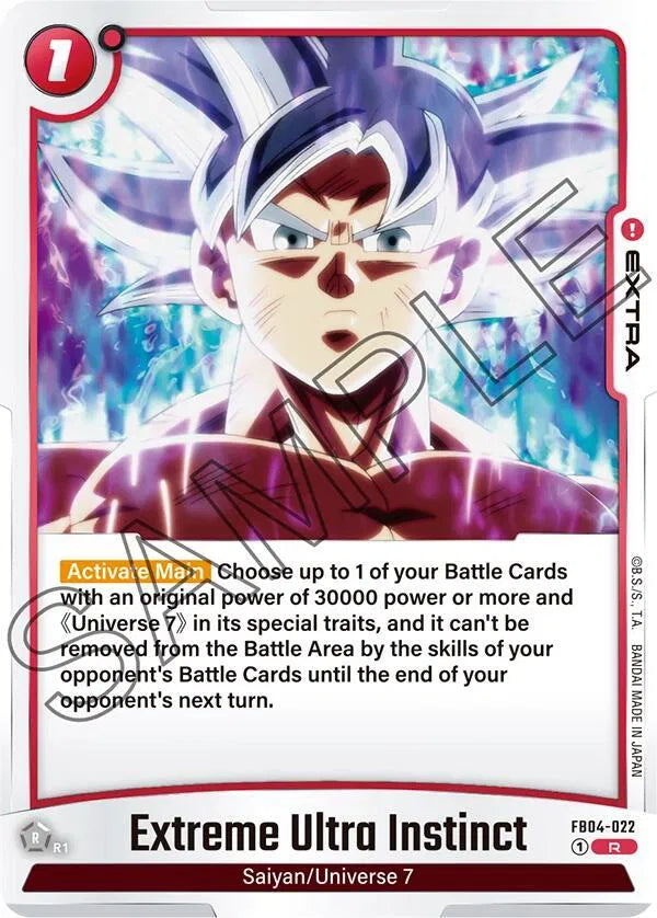 Extreme Ultra Instinct FB04-022 · Holofoil (Ultra Limit)