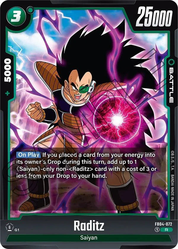 Raditz FB04-072 · Holofoil (Ultra Limit)