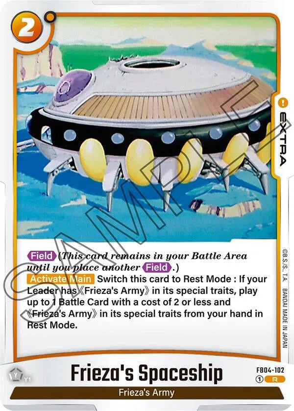 Frieza's Spaceship FB04-102 · Holofoil (Ultra Limit)