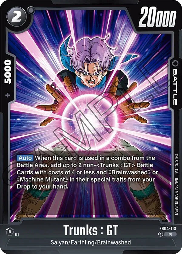 Trunks : GT - FB04-113 (Ultra Limit)