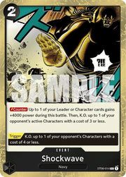 Shockwave (Jolly Roger Foil) ST06-014 (Premium Booster)