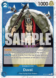 Duval (Jolly Roger Foil) ST12-014 (Premium Booster)