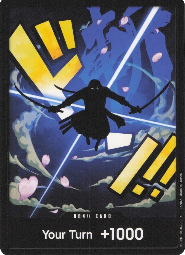 DON!! Card (Zoro) · Normal (Premium Booster)