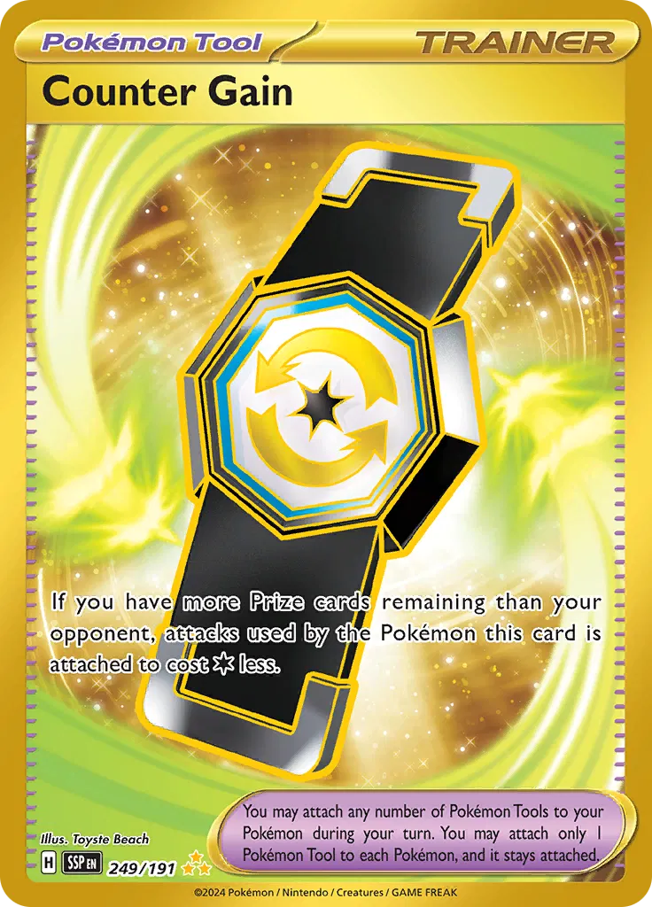 Counter Gain 249/191 · Holofoil (Surging Sparks)