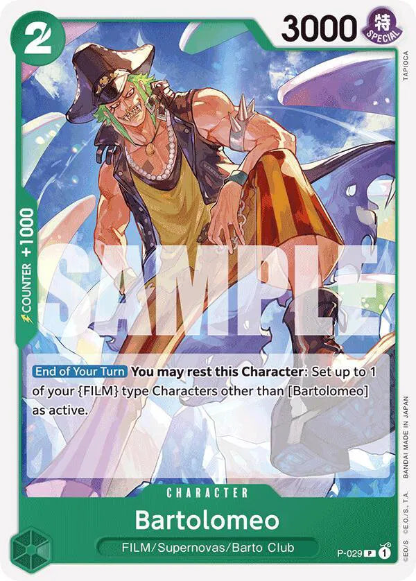 Bartolomeo (P-029) (Reprint) (Premium Booster)