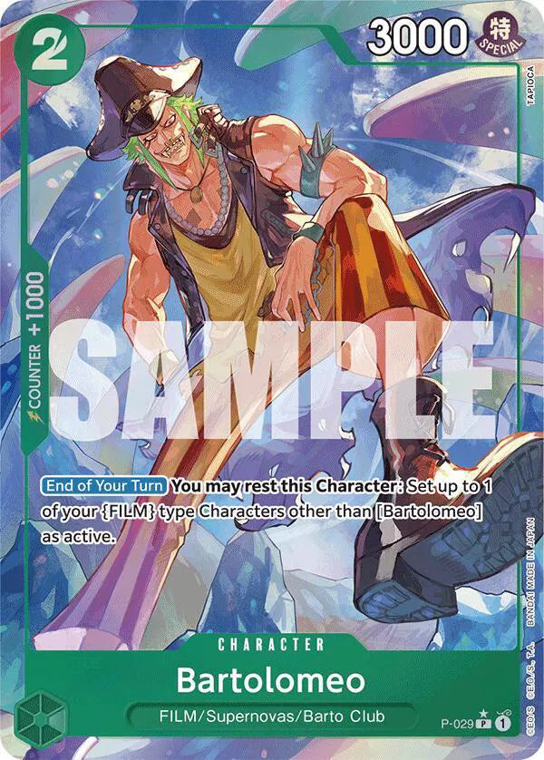 Bartolomeo (P-029) (Full Art) · Foil (Premium Booster)