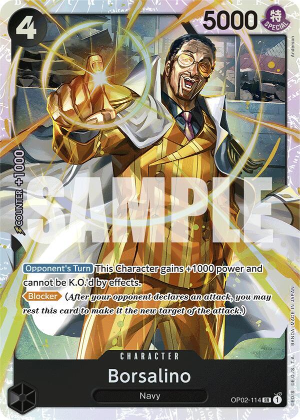 Borsalino (Reprint) OP02-114 · Foil (Premium Booster)
