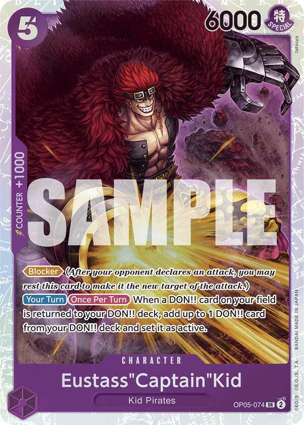 Eustass"Captain"Kid (Reprint) OP05-074 · Foil (Premium Booster)