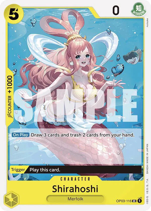Shirahoshi (OP03-116) (Reprint) (Premium Booster)