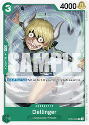 Dellinger (Reprint) OP04-029 (Premium Booster)