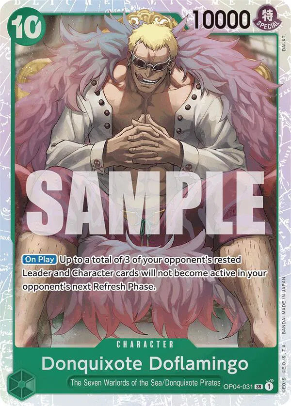 Donquixote Doflamingo (Reprint) OP04-031 (Premium Booster)