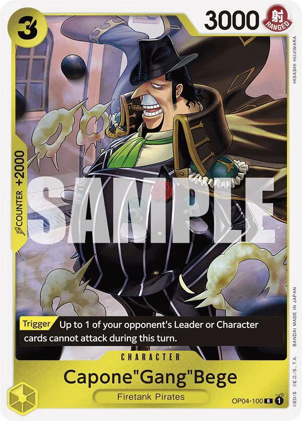 Capone"Gang"Bege (OP04-100) (Reprint) (Premium Booster)