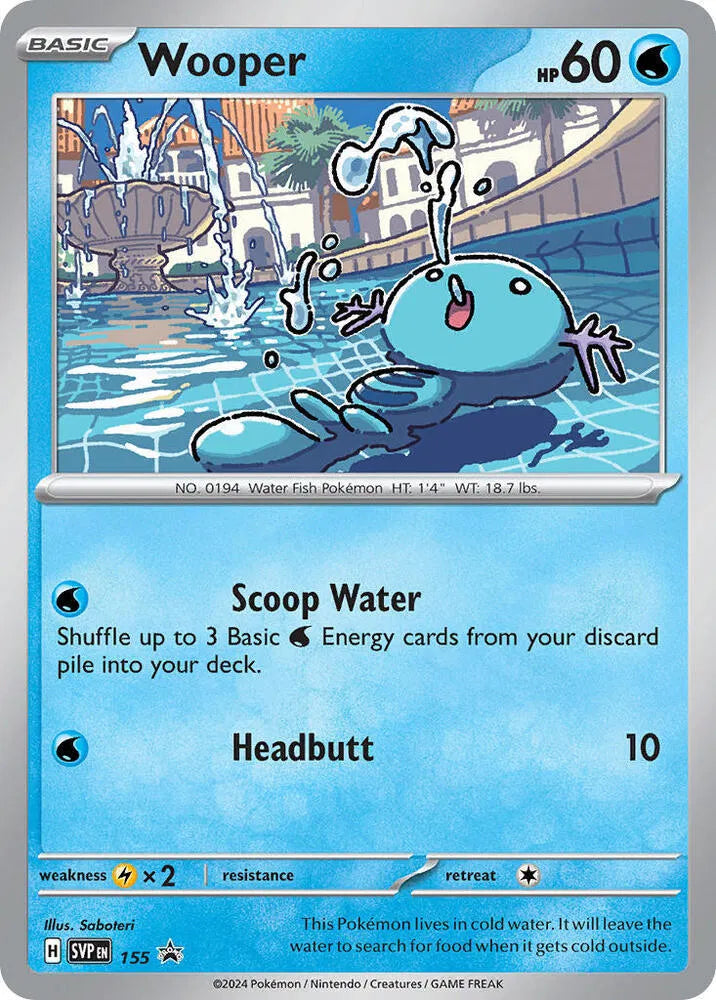 Wooper 155 (Scarlet & Violet Promo)