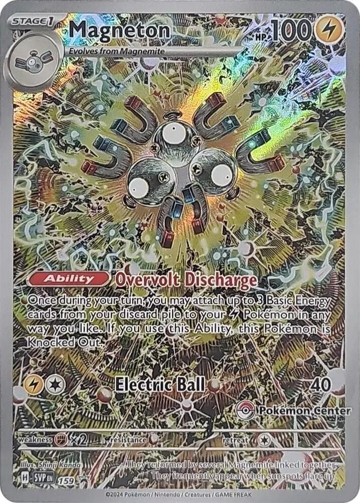 Magneton (Pokémon Center Exclusive) 159 · Holofoil (Scarlet & Violet Promo) — PSA 9