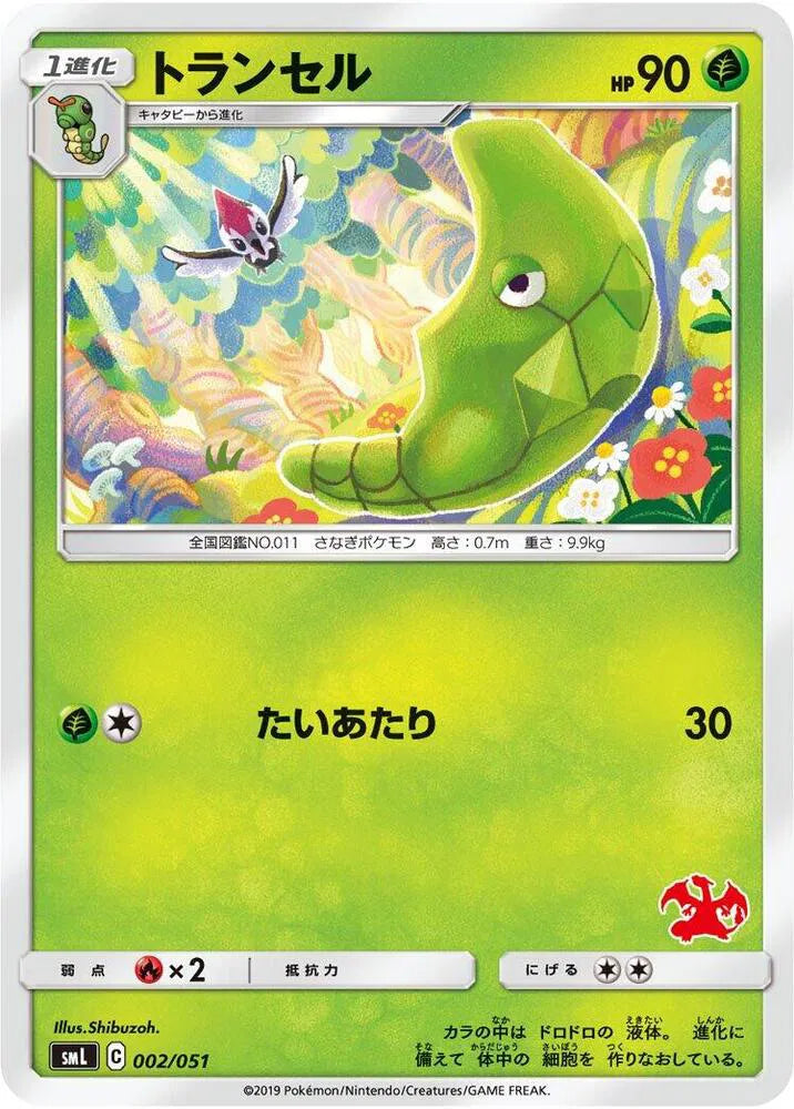 Metapod 002/051 (Sun & Moon Family Pokemon Card Game) 16