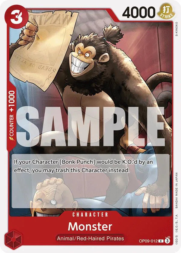 Monster OP09-012 (Emperors in the New World)