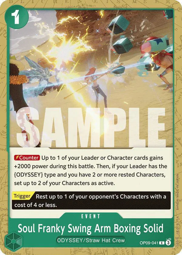 Soul Franky Swing Arm Boxing Solid OP09-041 (Emperors in the New World)