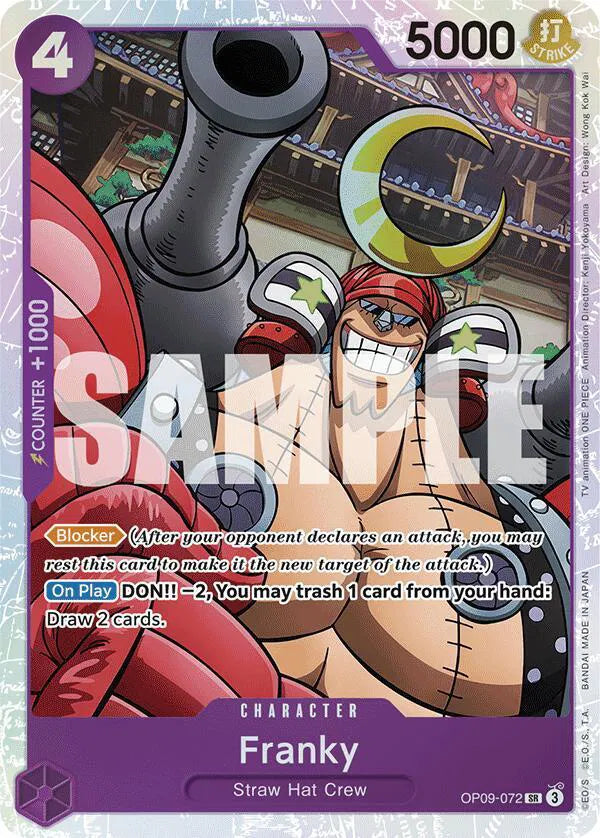 Franky OP09-072 · Foil (Emperors in the New World)