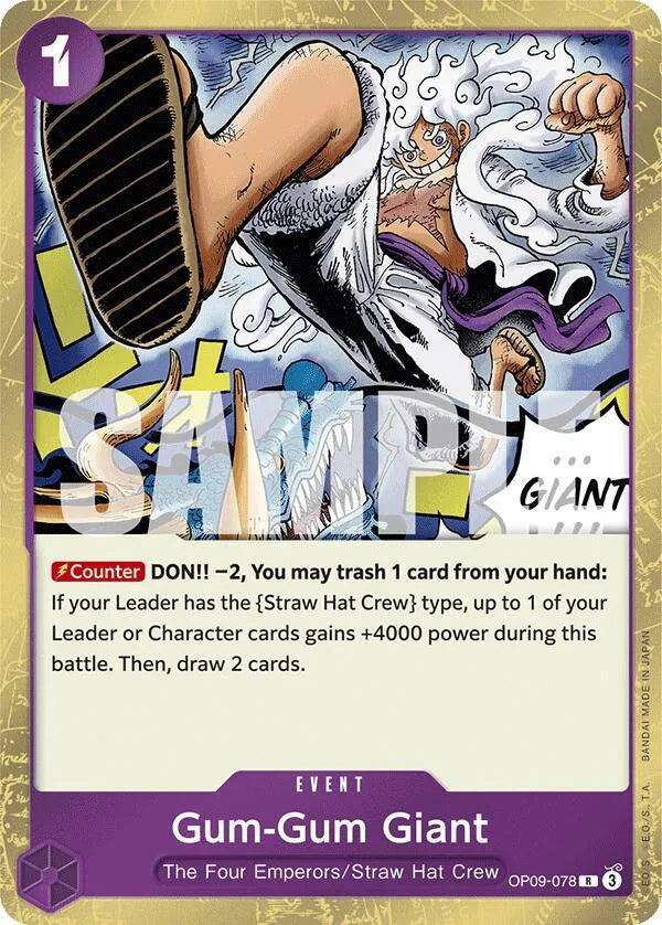 Gum-Gum Giant OP09-078 (Emperors in the New World)