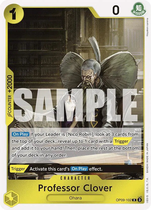 Professor Clover OP09-102 (Emperors in the New World)