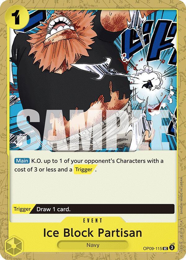 Ice Block Partisan OP09-115 · Normal (Emperors in the New World)