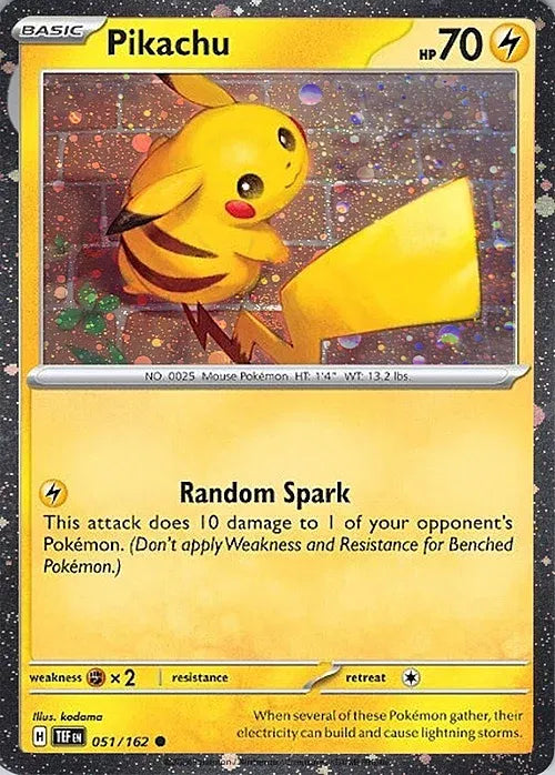 Pikachu (Cosmo Holo) 051/162 (Miscellaneous Cards & Products)