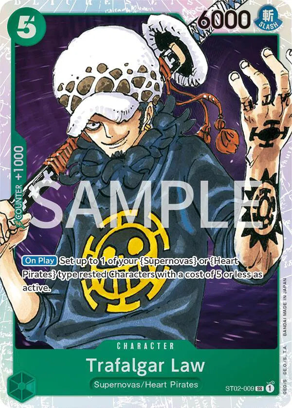 Trafalgar Law ST02-009 · Foil (Revision Pack Cards) 6