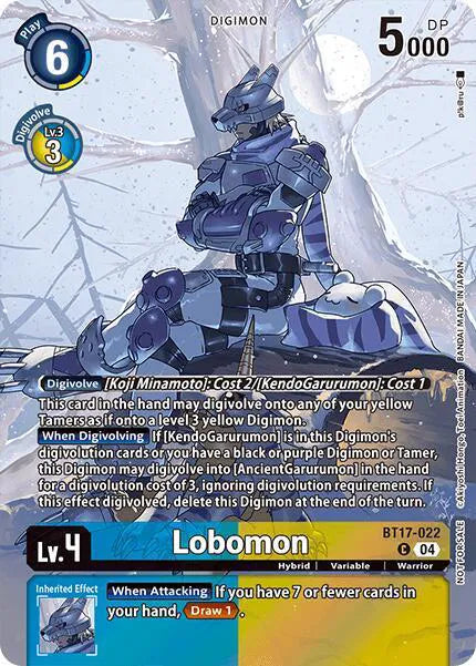 Lobomon (Legend Pack 2024 Box Topper) BT17-022 C (Chain of Liberation)