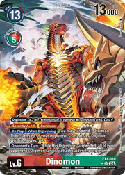 Dinomon (Alternate Art) EX8-016 SR (Chain of Liberation)