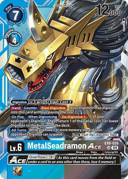 MetalSeadramon ACE EX8-026 SR (Chain of Liberation)