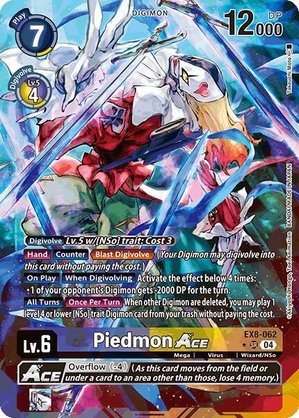 Piedmon ACE (Alternate Art) EX8-062 SR (Chain of Liberation)