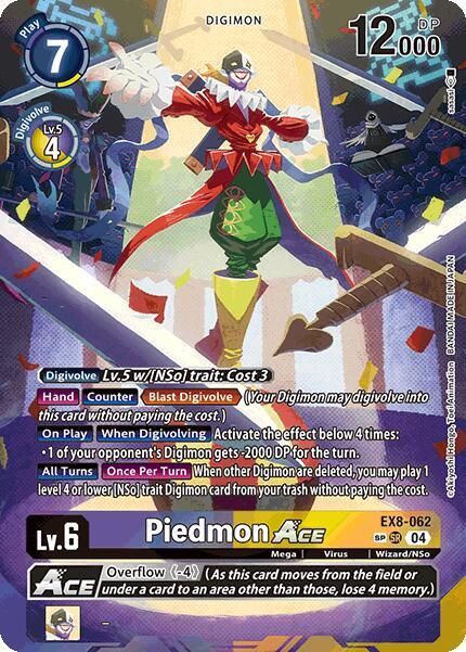 Piedmon ACE (Textured) EX8-062 SR (Chain of Liberation)