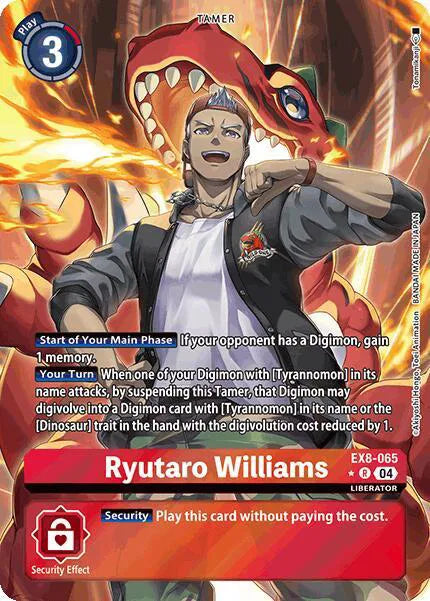 Ryutaro Williams (Alternate Art) EX8-065 R (Chain of Liberation)