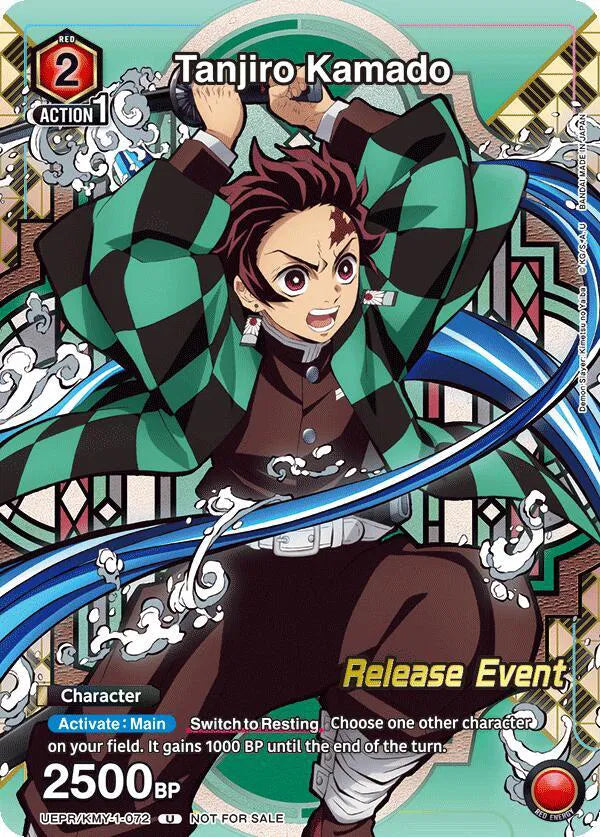 Tanjiro Kamado (Release Event Participation) UEPR/KMY-1-072 (Demon Slayer: Kimetsu no Yaiba Release Event Cards)
