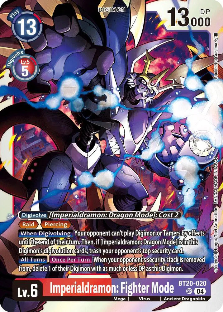 Imperialdramon: Fighter Mode BT20-020 SR (Release Special Booster 2.5)