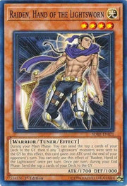 Raiden, Hand of the Lightsworn SDLI-EN003 (Structure Deck: Realm of Light (2020 Date Reprint))