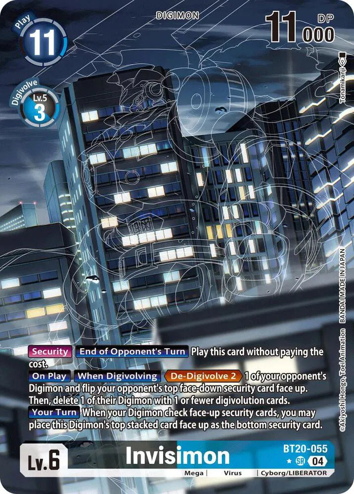 Invisimon (Alternate Art) BT20-055 SR (Release Special Booster 2.5)