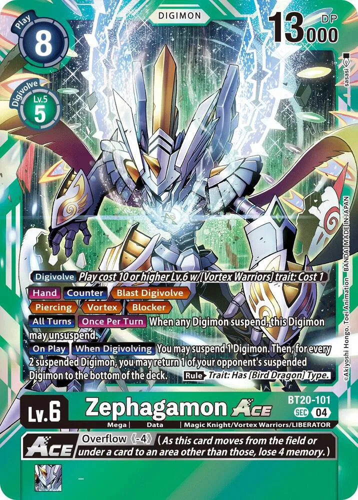 Zephagamon ACE BT20-101 SEC (Release Special Booster 2.5)