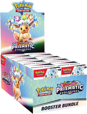 Prismatic Evolutions Booster Bundle Display with Acrylic