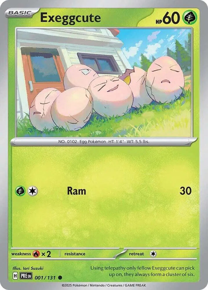 Exeggcute 001/131 · Reverse Holofoil (Prismatic Evolutions)