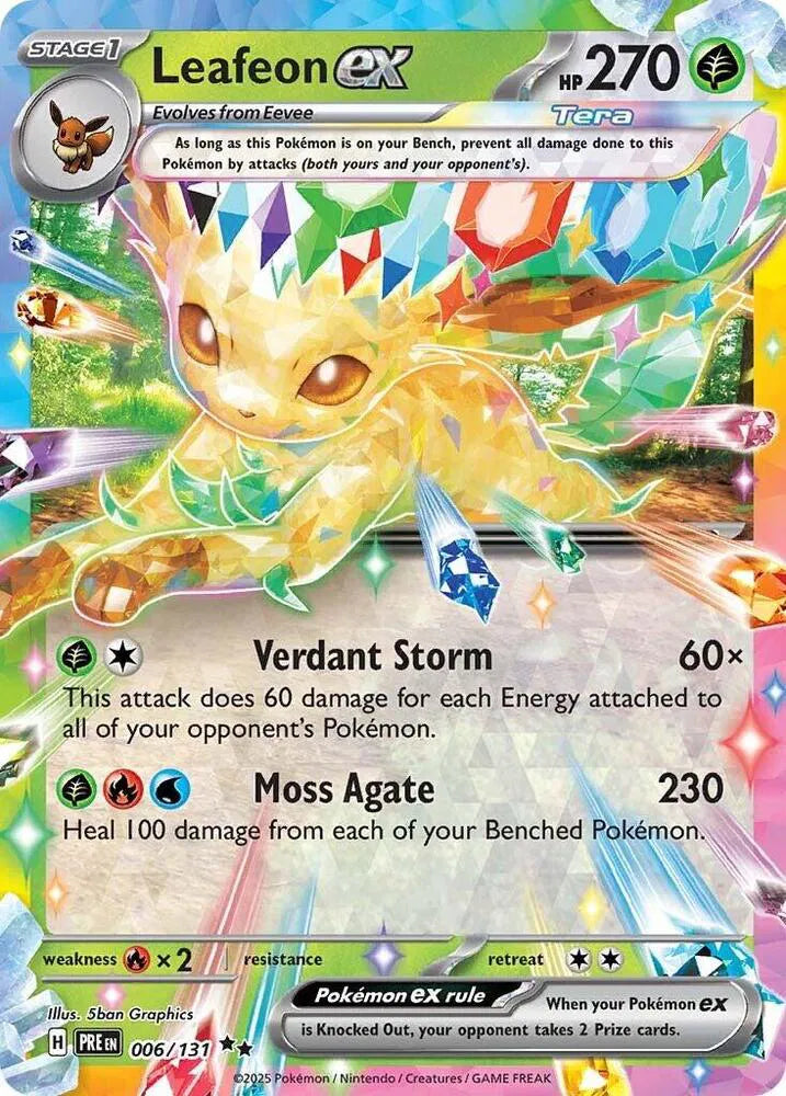 Leafeon ex 006/131 (Prismatic Evolutions)