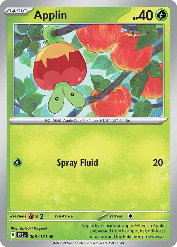 Applin 009/131 Common | Scarlet & Violet – Prismatic Evolutions