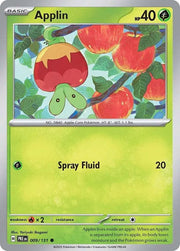 Applin 009/131 · Reverse Holofoil (Prismatic Evolutions)
